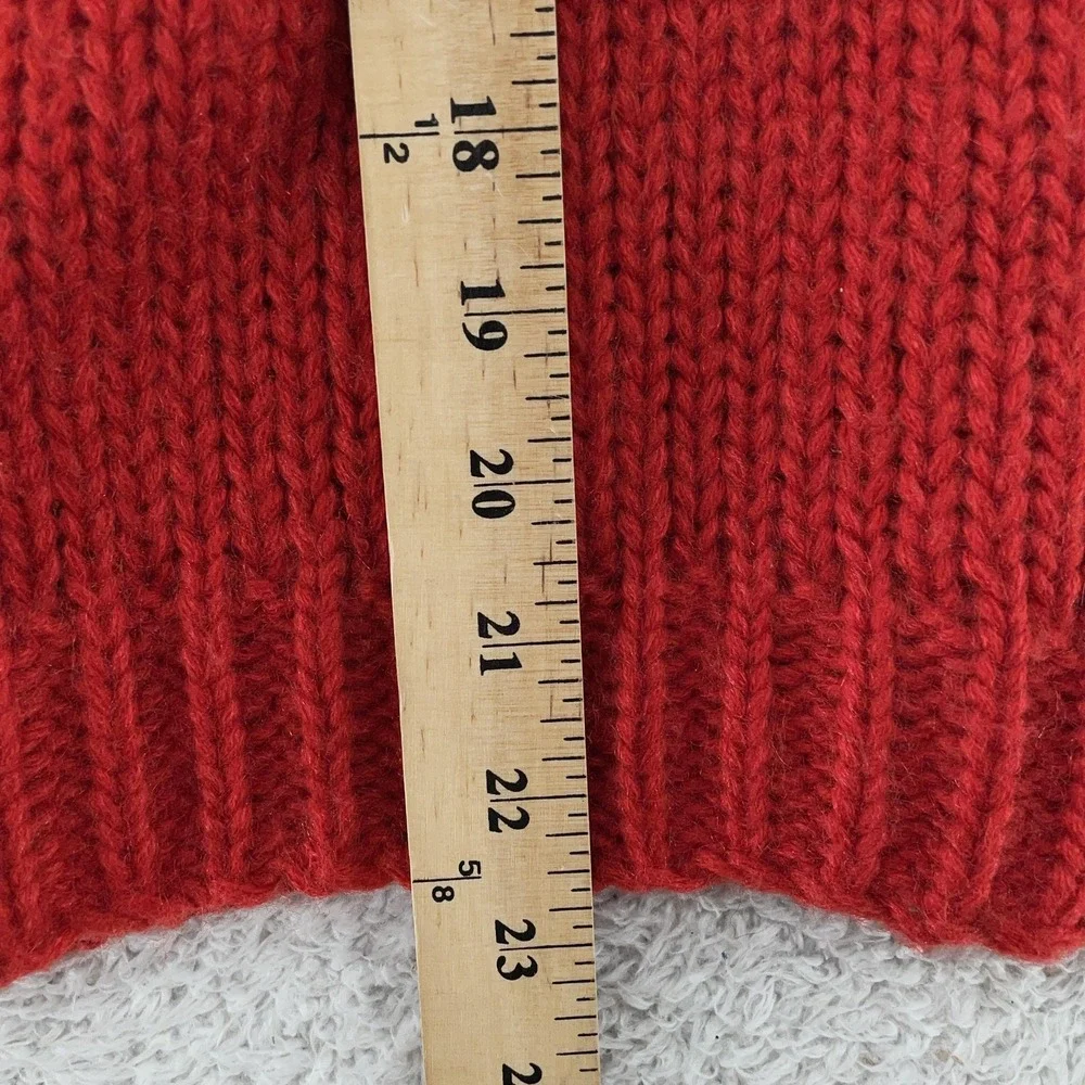 Vintage Gitano Express Sweater Vest Womens Large Red V Neck Plaid Knit 90s‎